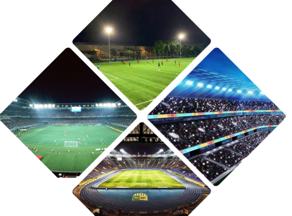 High-Power LED Stadium Lights for Sports